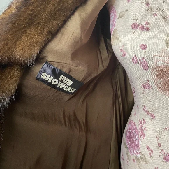 GENUINE MINK Coat Swing Coat Driving Coat - Picture 11 of 12